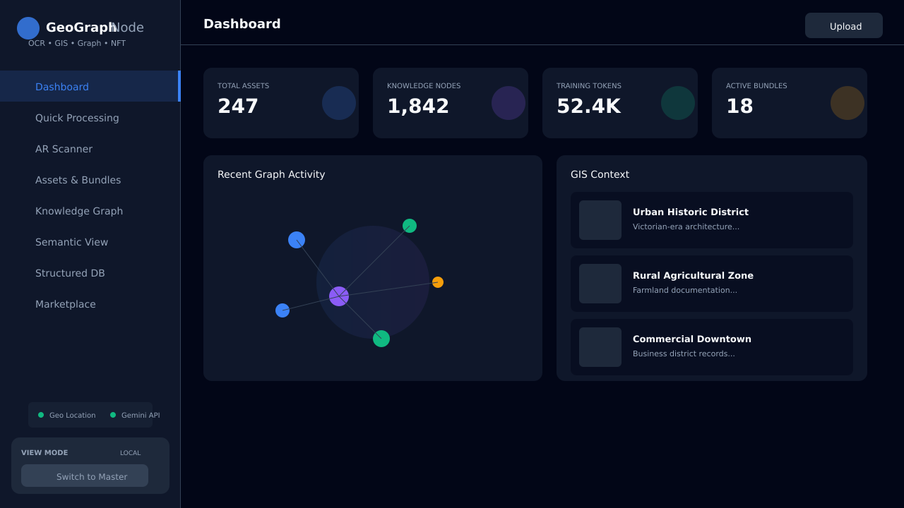 GeoGraph OCR main interface